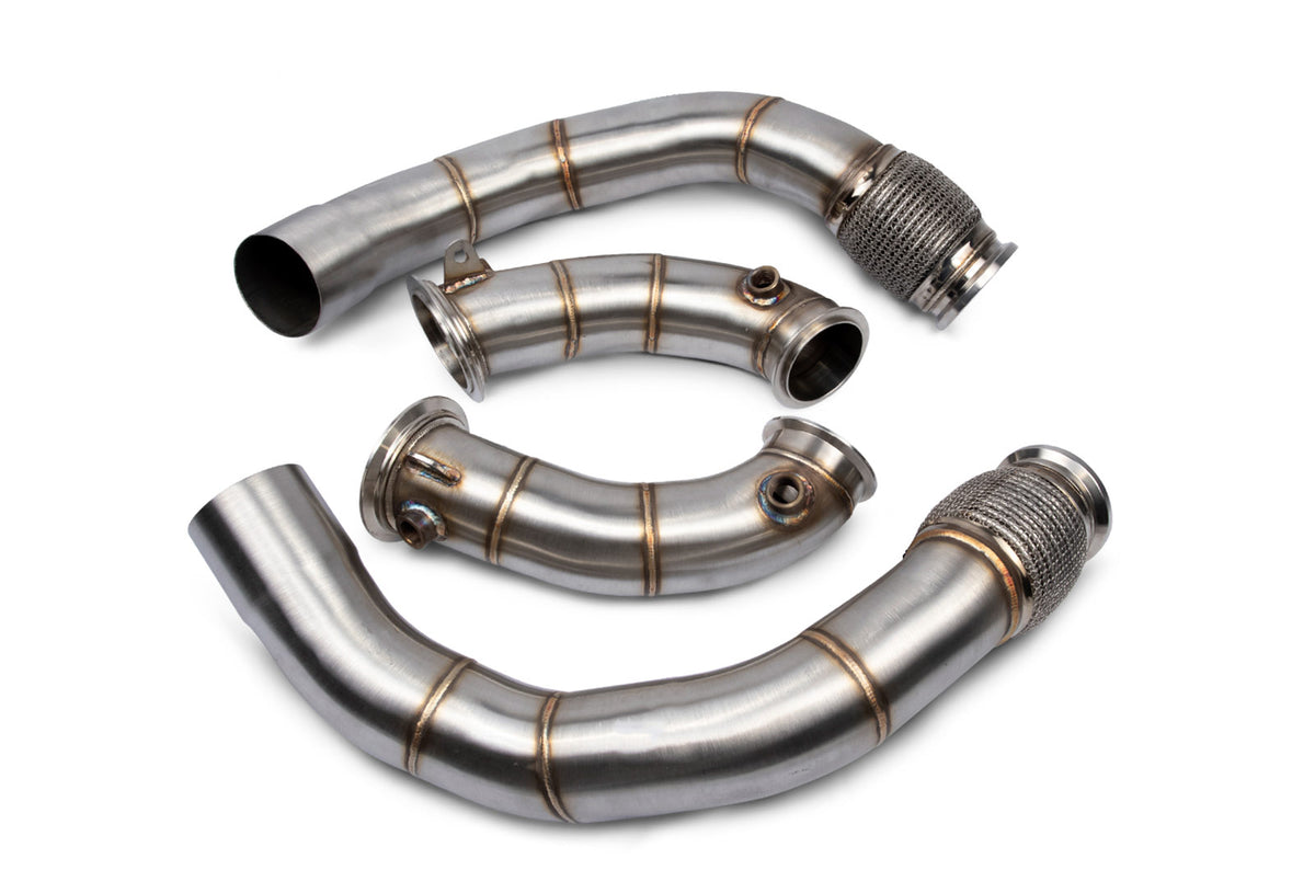 VRSF F90 M5 and F91/F92/F93 M8 S63R racing downpipes