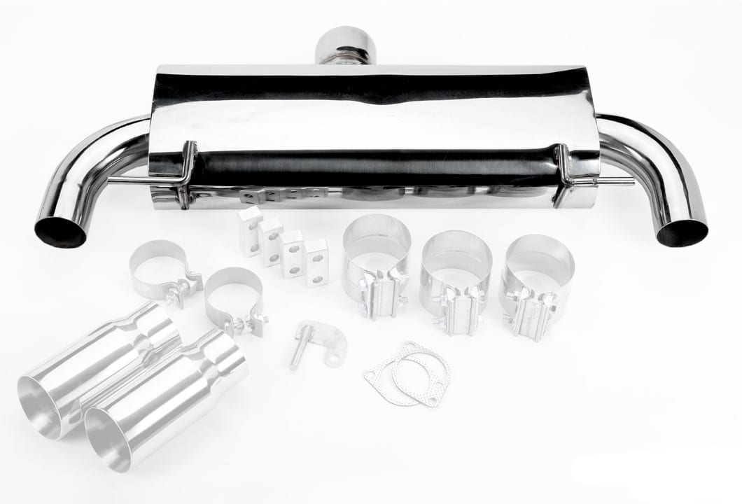 VRSF E90/E92 street muffler for VRSF 3.5-inch exhaust